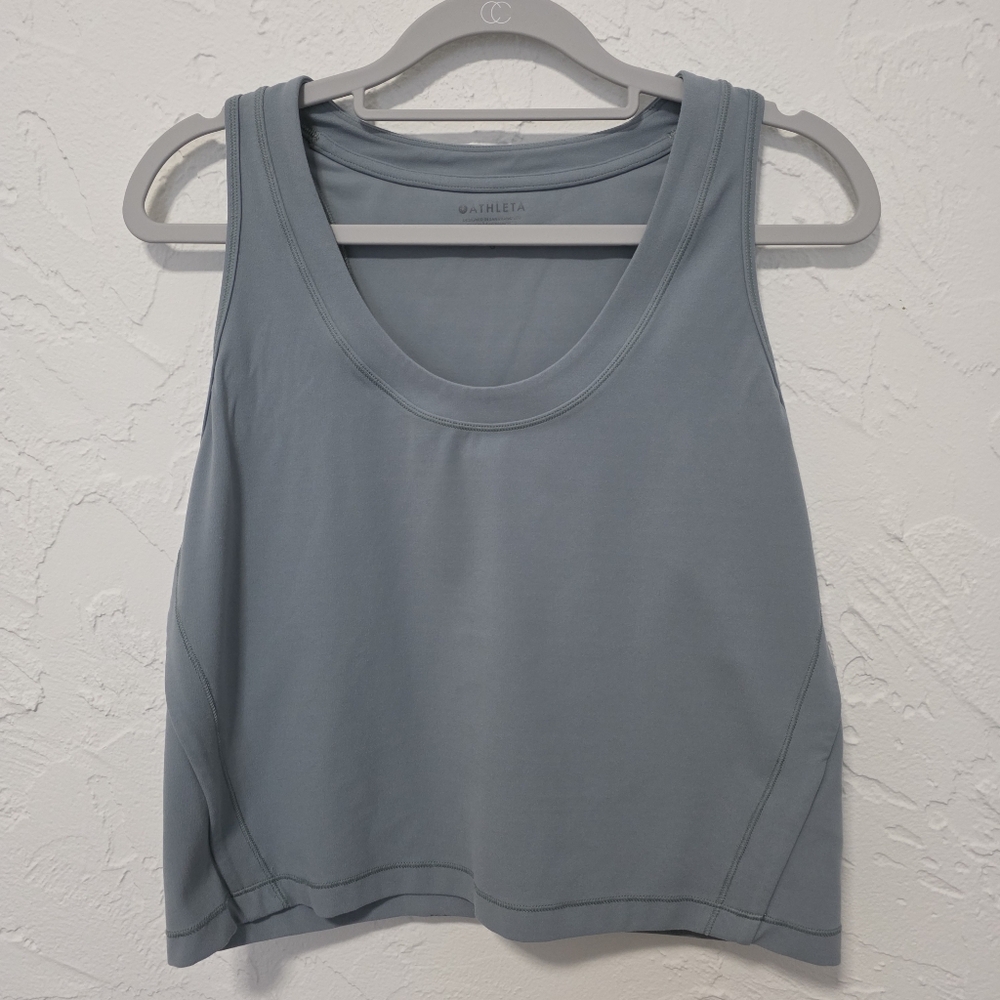 Firm Athleta Tank Top Shirt Top Bundle Green And White Size Medium And Large - Picture 6 of 11